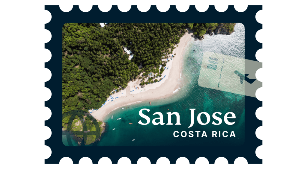 San Jose, dargestellt auf einer Briefmarke